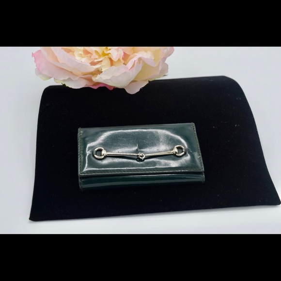 Vintage‎ Gucci Keycase - Green - Picture 1 of 8